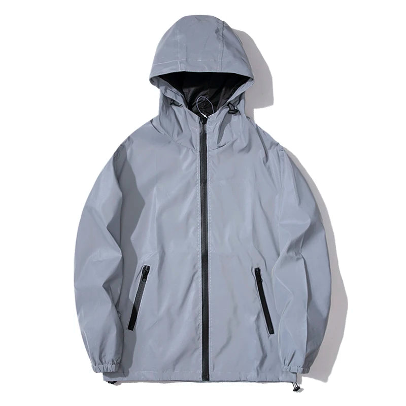 Night Reflective Hooded Jacket 