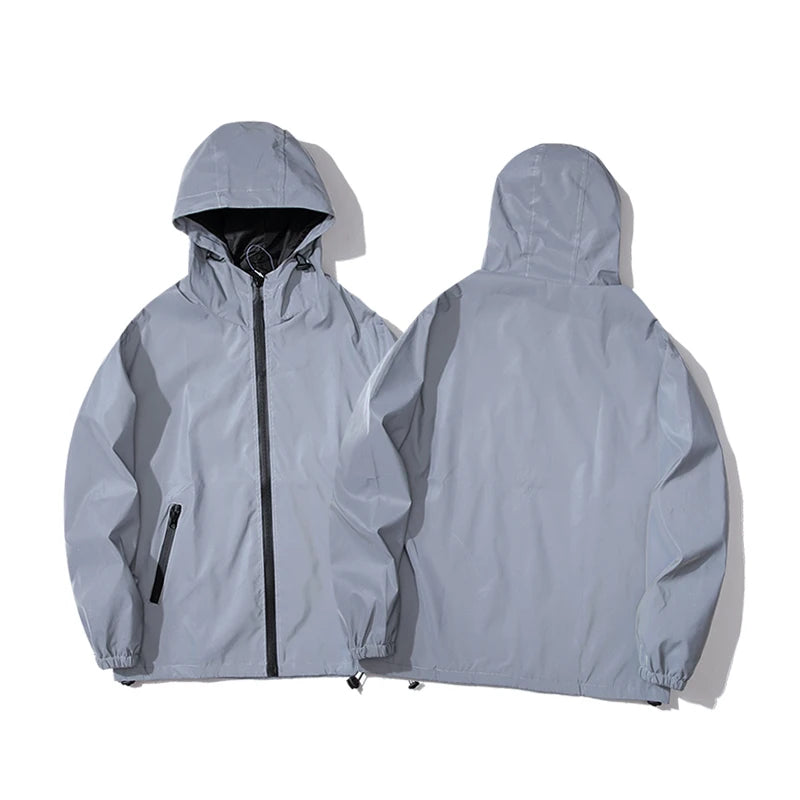 Night Reflective Hooded Jacket 