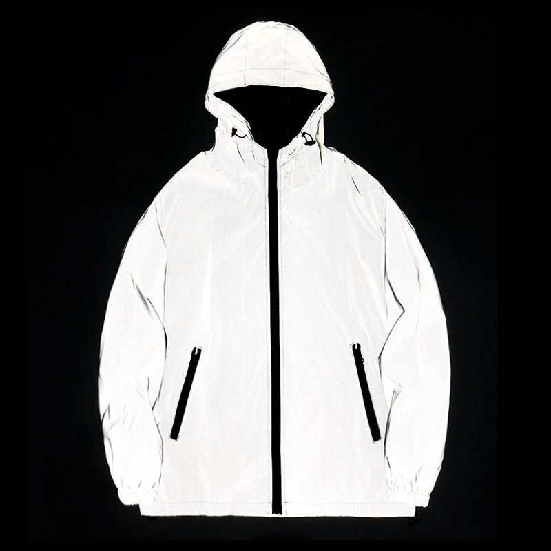 Night Reflective Hooded Jacket 